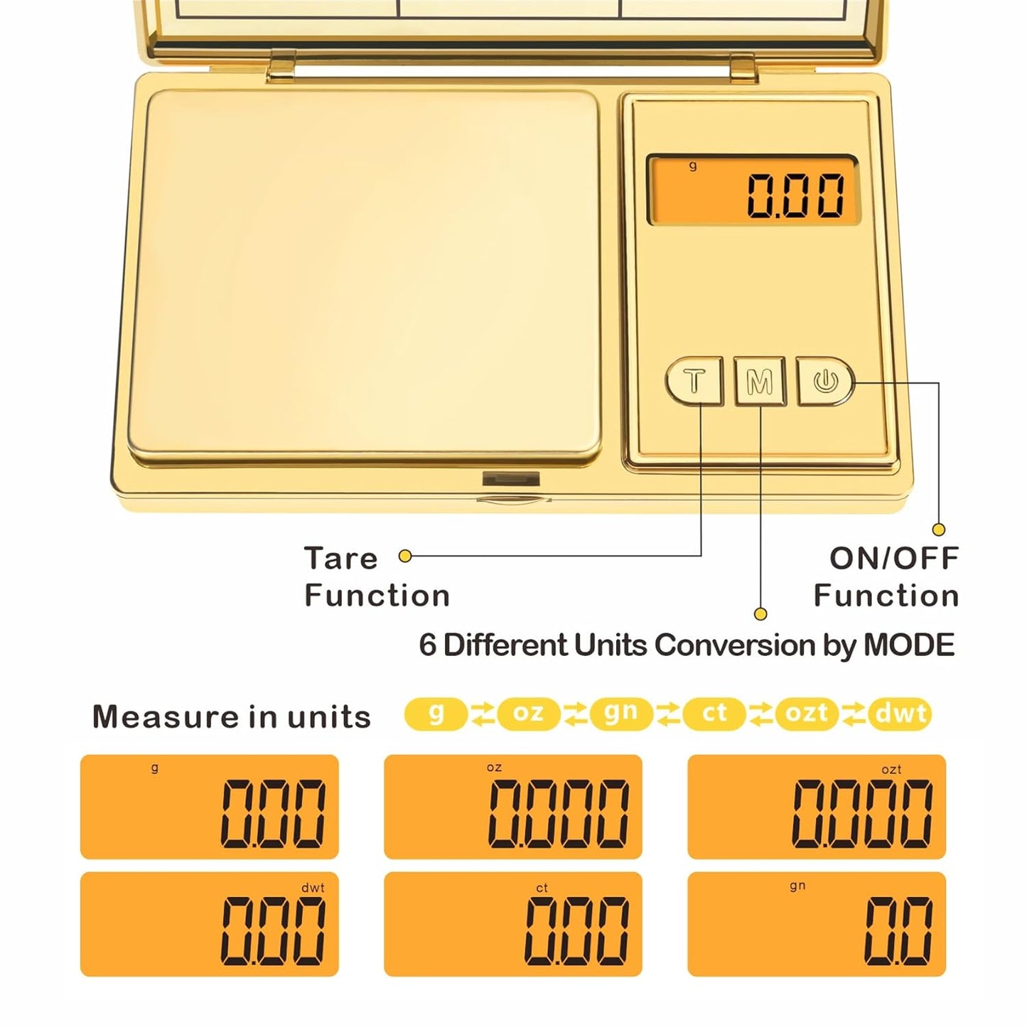 Scales Digital Weight Grams and oz, Small Jewelry Coin Powder
