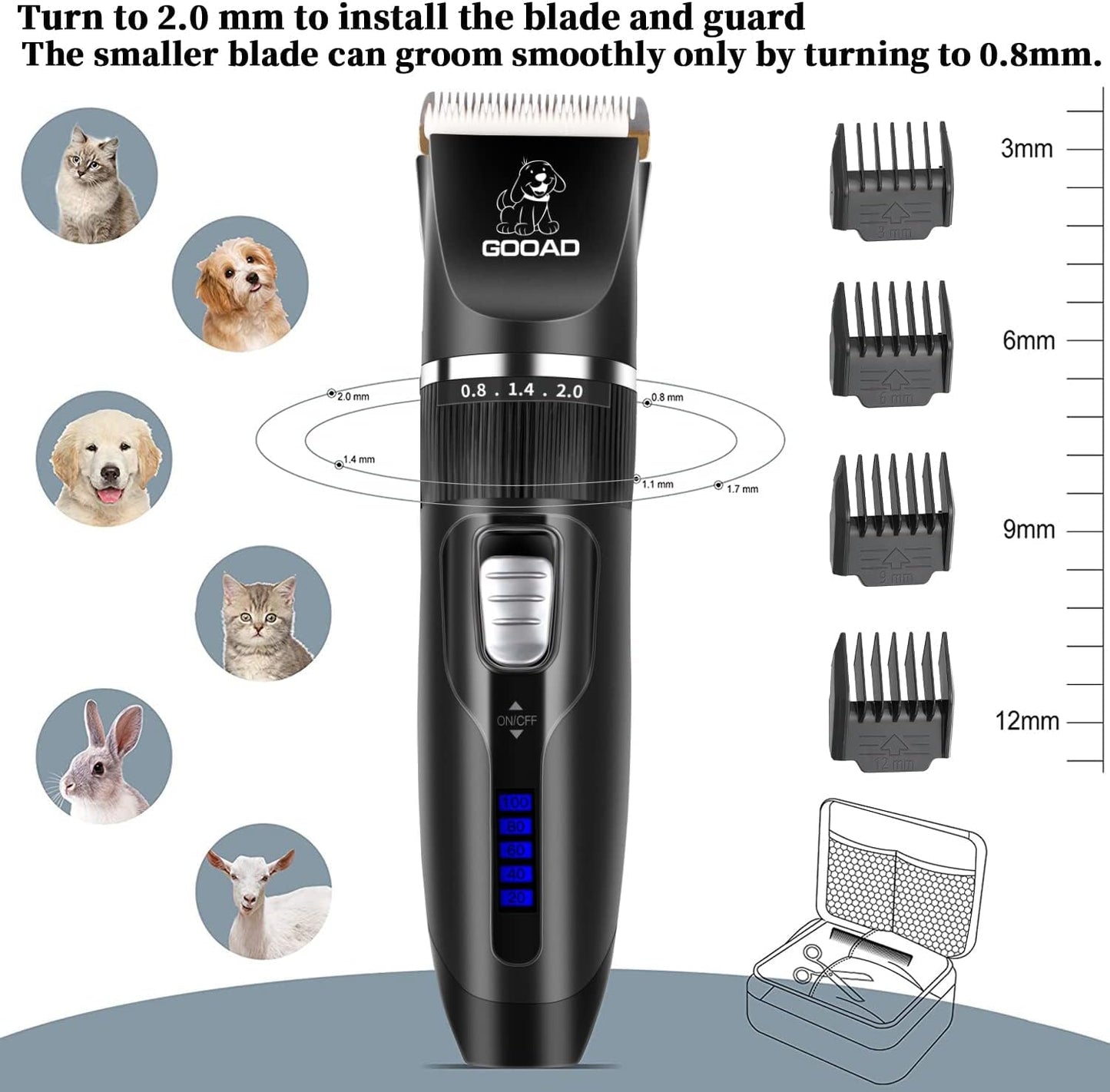 Dog Clippers Dog Shaver Clippers Professional