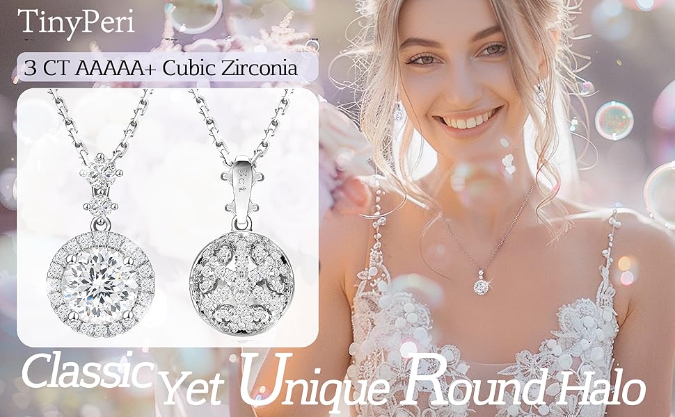 Cubic Zirconia Set Silver White Gold Plated Pendant, Necklace and Iced Out Flower Dangle Earrings