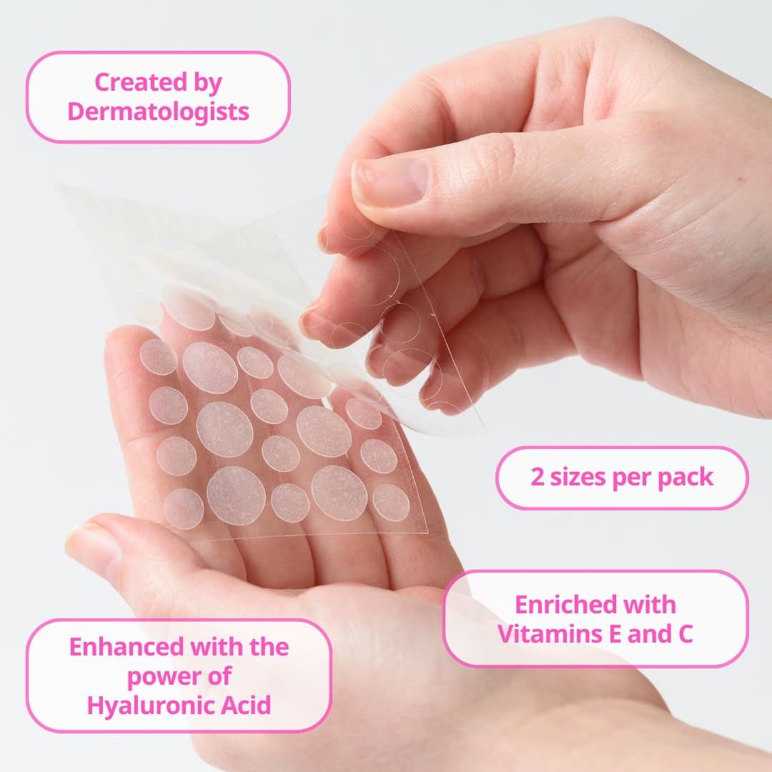 Pimple Patches for Face to Fight Acne & Minimize Scars (48 Patches)