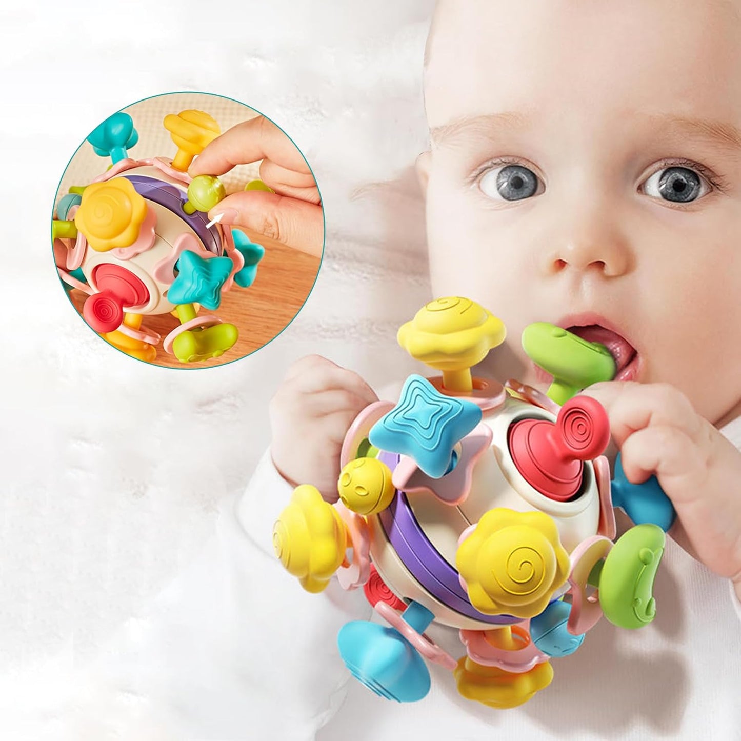 Baby Sensory Toys - Teething Montessori Toys for Babies