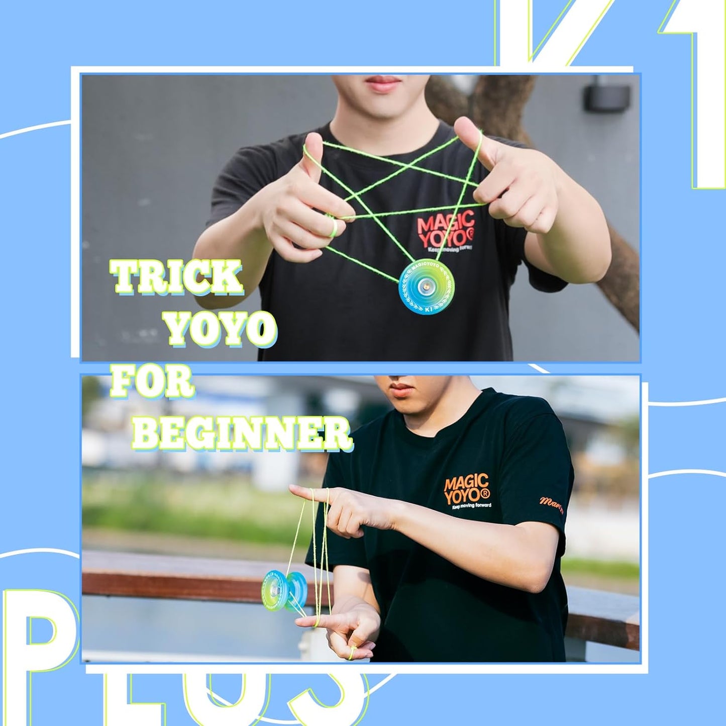 Yoyo for Kids Beginners, Responsive Yoyo with Finger Spin Function