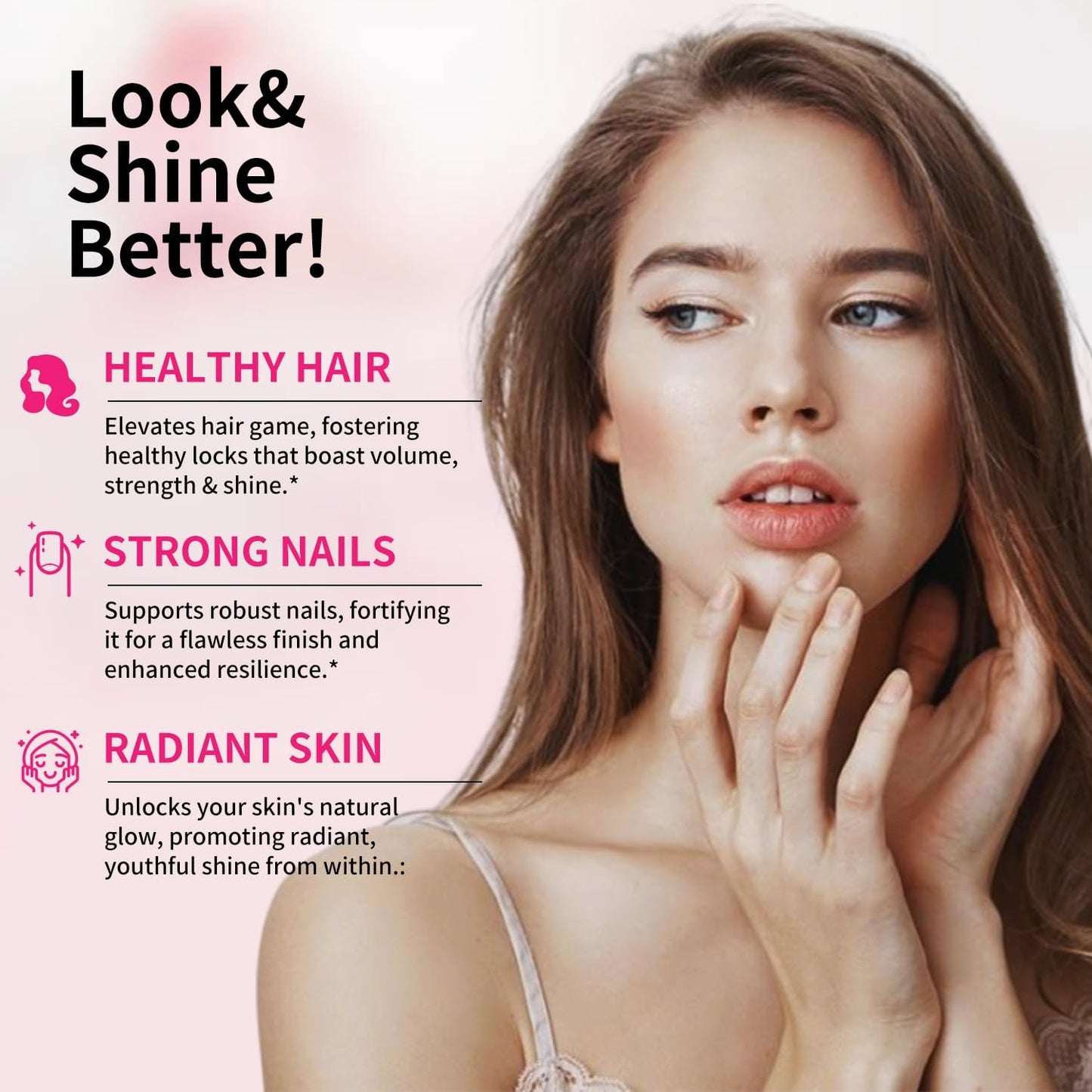 Collagen Liquid with Biotin Beautiful Hair, Skin, Nails