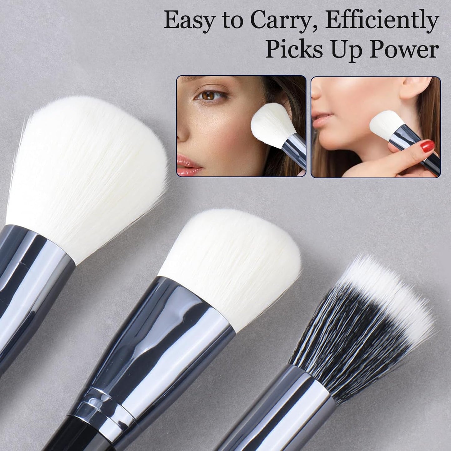 Makeup Brushes Set 7 Pcs Black