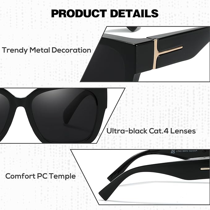 Sunglasses for Women, Polarized Wear Over Sun Glasses UV Protection