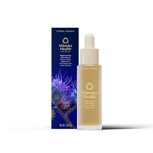 Manuka Health Regenerating Serum for Face with Manuka Honey, Bee Venom & Royal Jelly