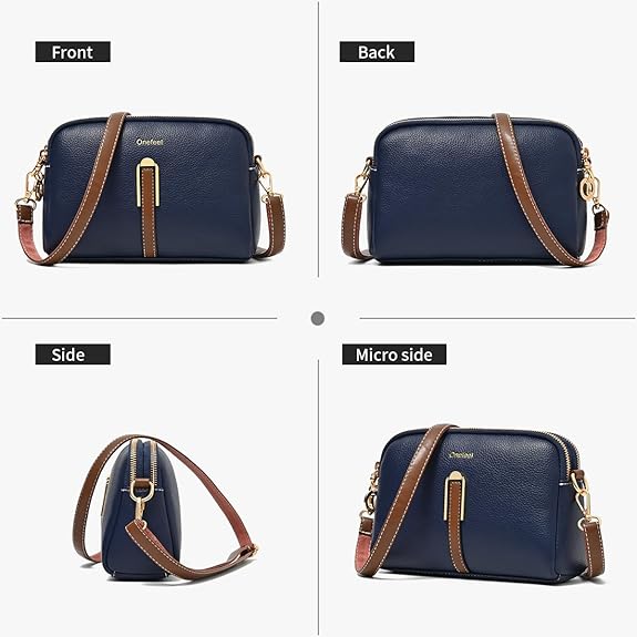 Crossbody Bags Leather - BLUE