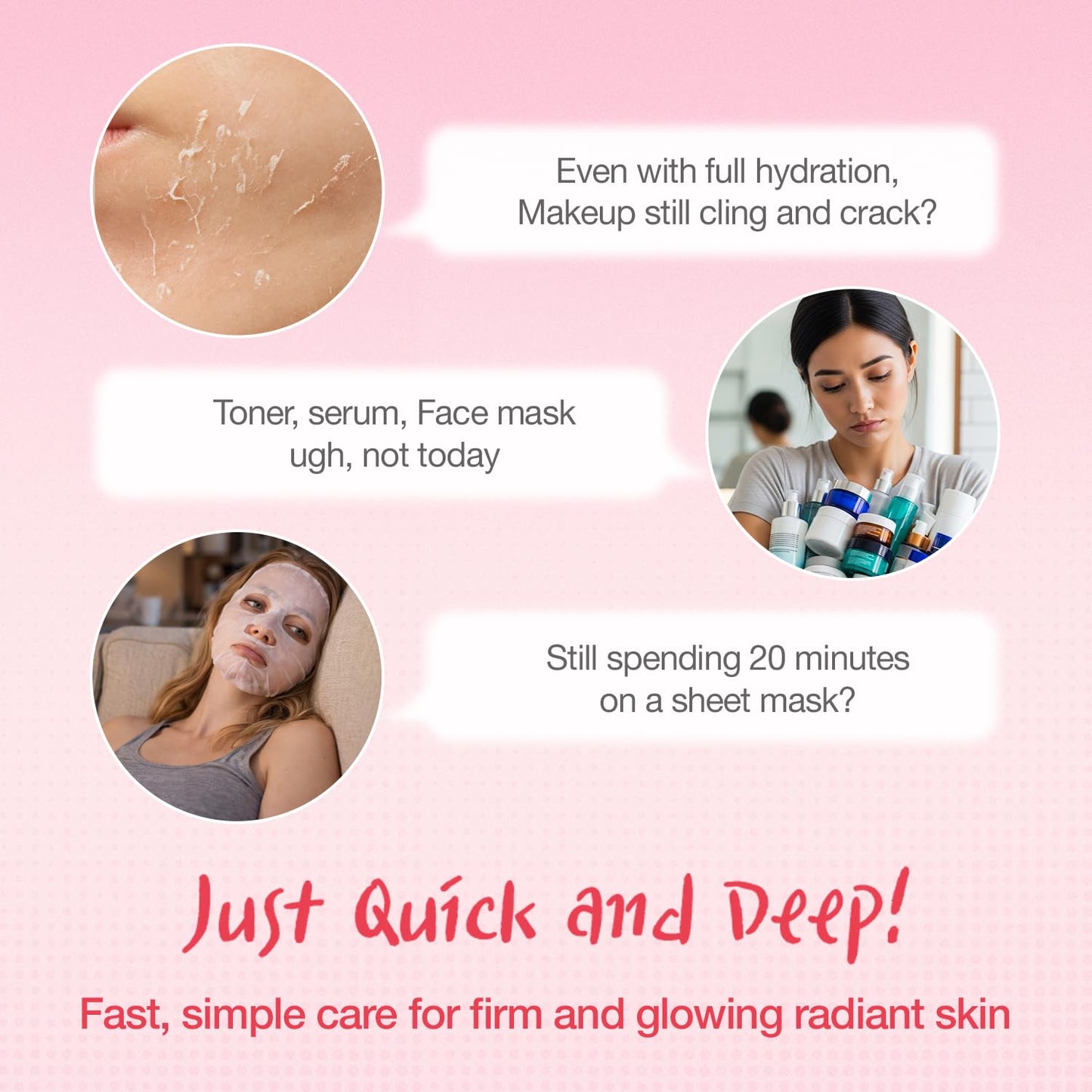 Quick & Deep Bubble Serum Essence with Hibiscus Collagen