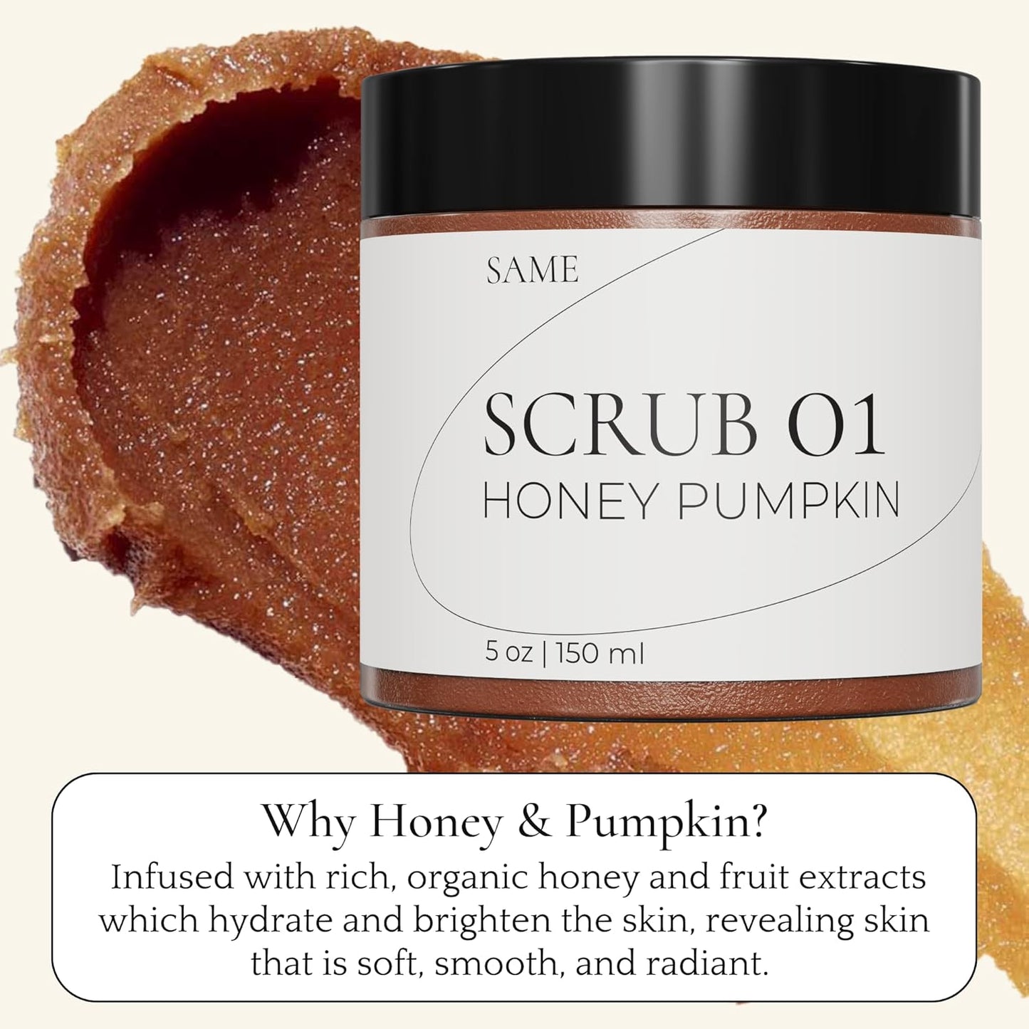 Same Skincare Face Scrub 01: Honey Pumpkin Face Exfoliator