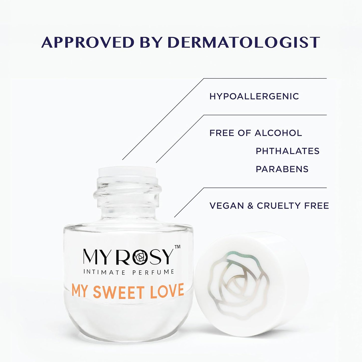 My Sweet Love Deodorizing Perfume Oil for Women- Dermatologist Approved