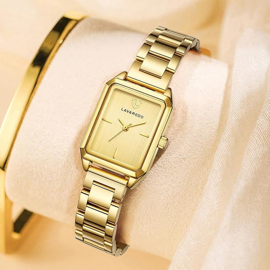 Watch Luxury Stainless Steel & Japanese Quartz Movement - GOLD Color