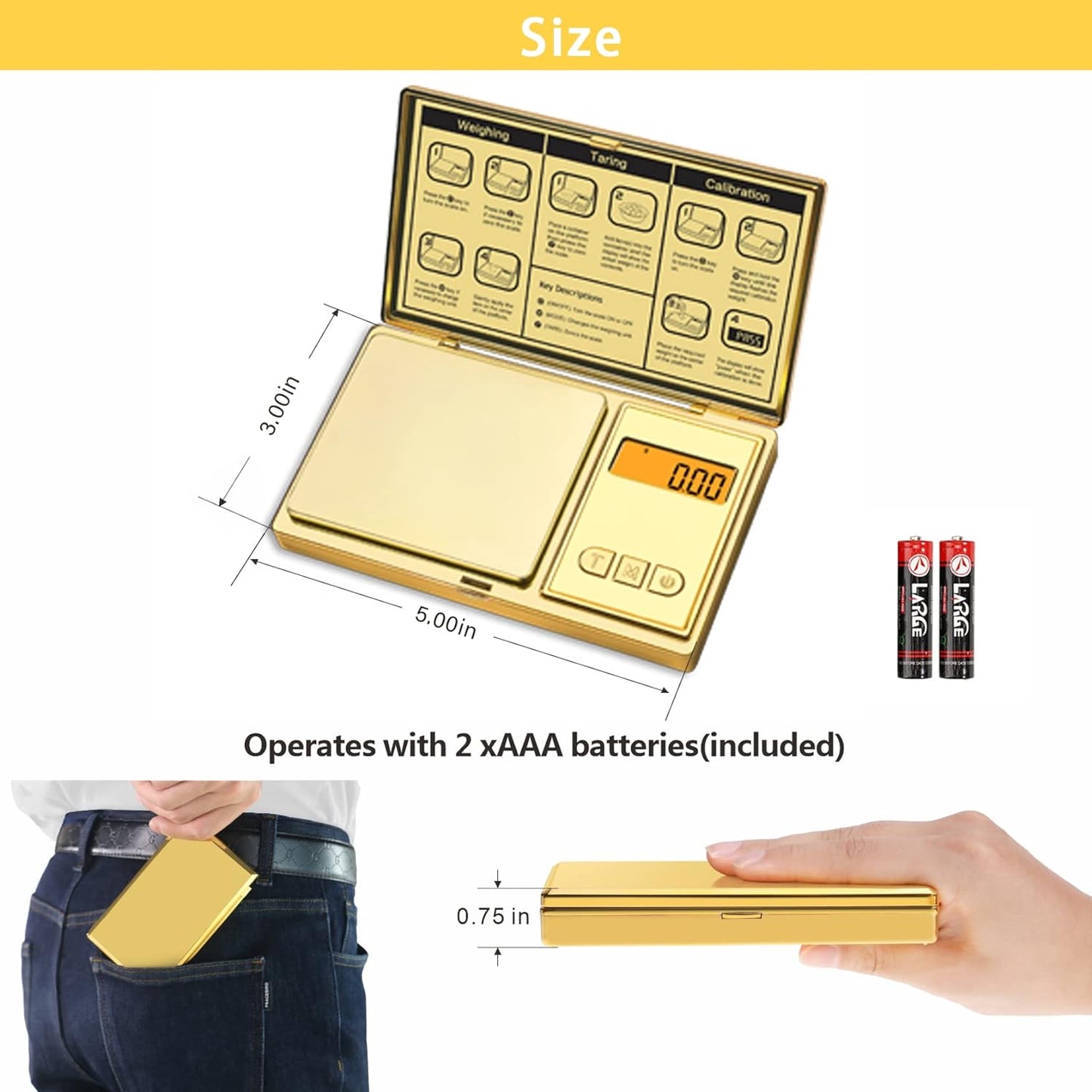 Scales Digital Weight Grams and oz, Small Jewelry Coin Powder
