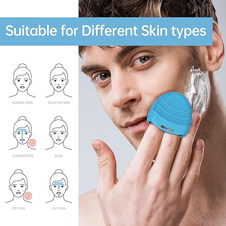 Silicone Face Scrubber Exfoliator 4 Pack