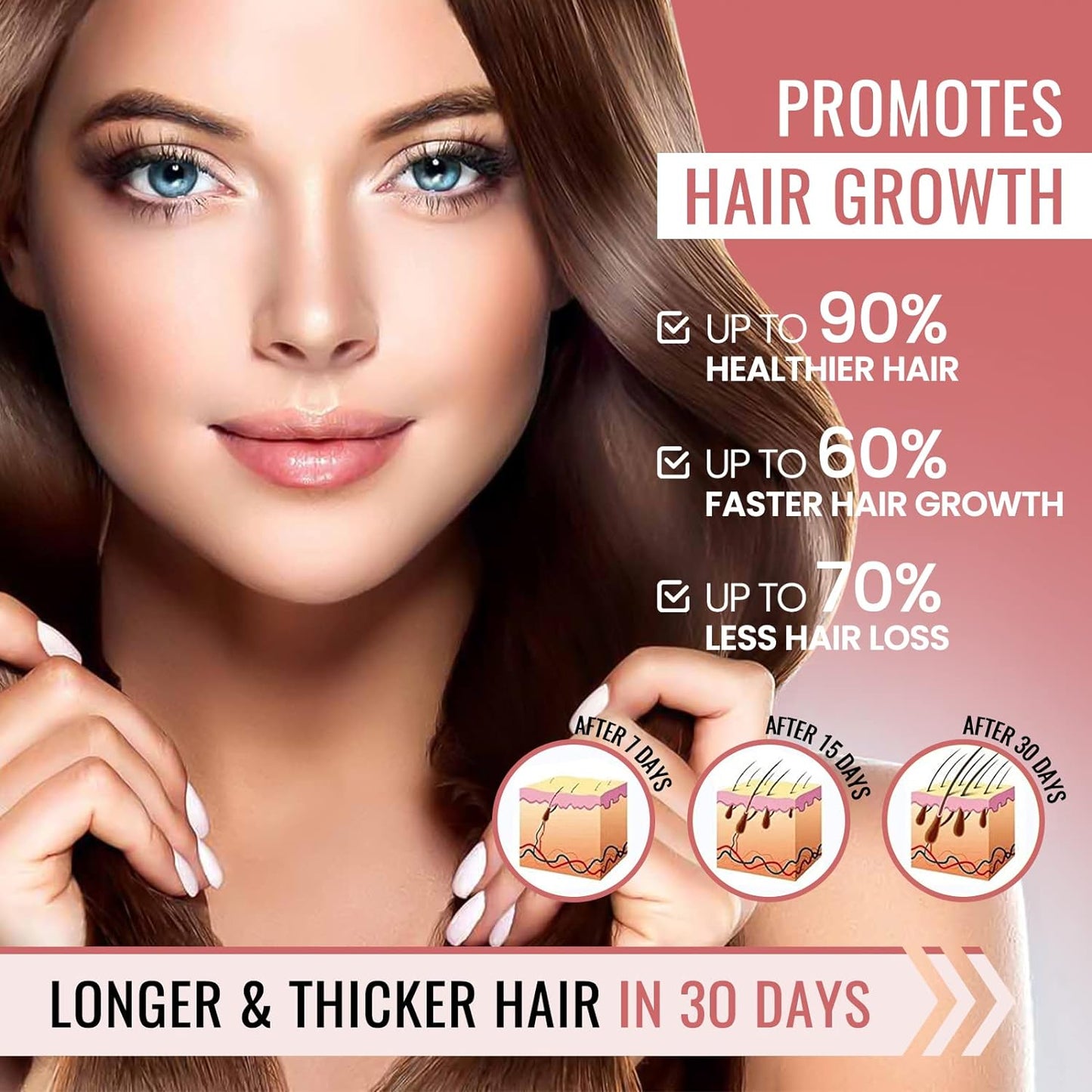 Liquid Biotin & Collagen & Keratin Hair Growth Drops 60,000mcg (2oz) - dilib