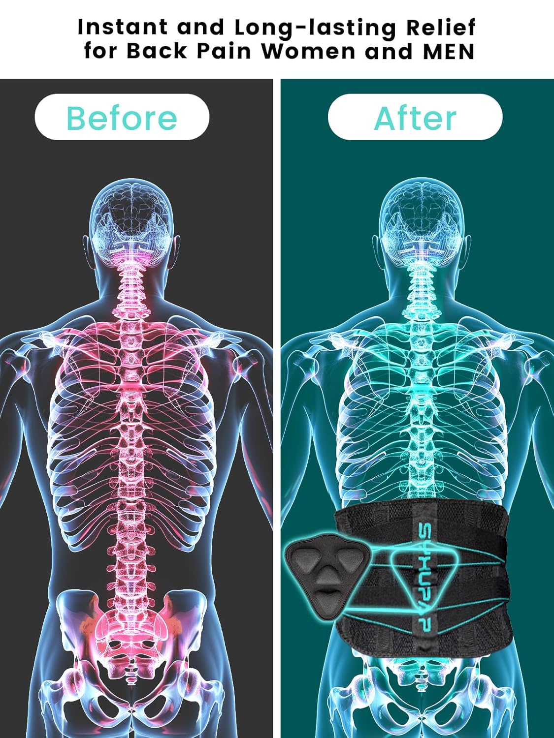 Back Braces for Lower Back Pain - SMALL