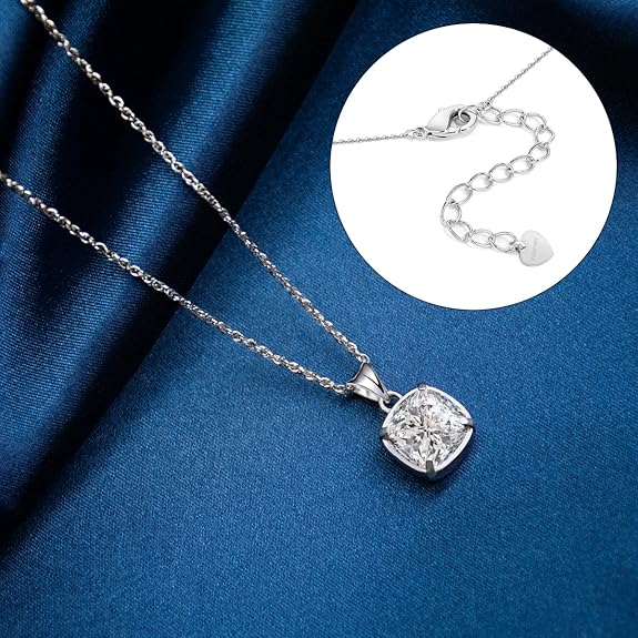 Jewelry Cubic Zirconia, 316L Stainless Steel Necklace.