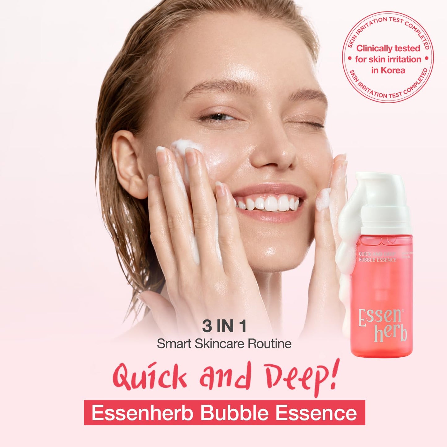 Quick & Deep Bubble Serum Essence with Hibiscus Collagen
