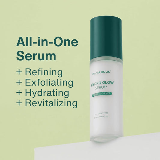 MANIA HOLIC Hydro Glow Serum, Hydrating Facial Serum