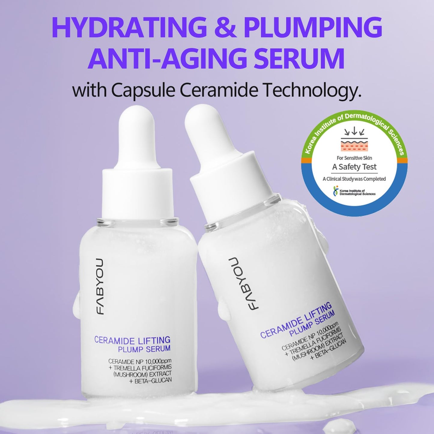 Ceramide Plumping Serum for Face 1.01 fl oz - Anti-Aging