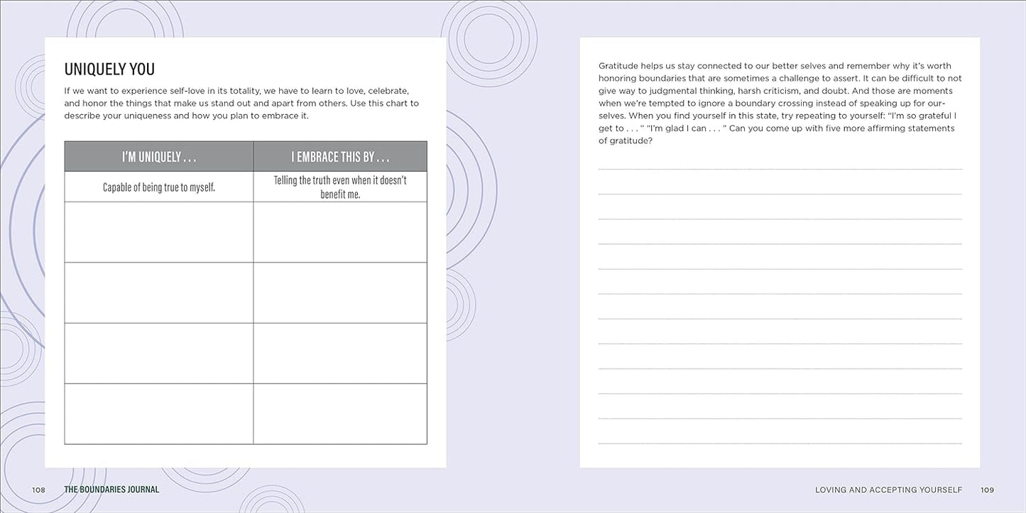 Book: The Boundaries Journal: Prompts and Practices for Healthier Relationships