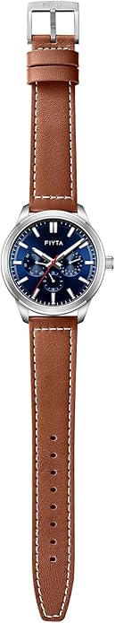 Watch CITY+ Series Men's Quartz 43 mm - Brown/Blue