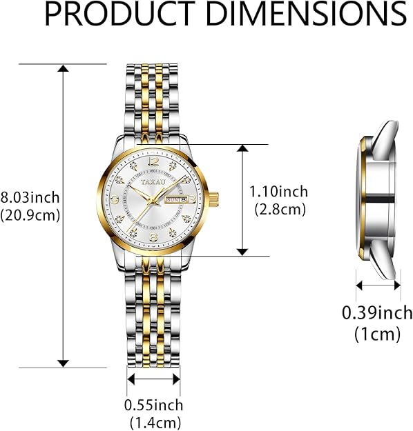Watches for Women Two Tone,  Stainless Steel