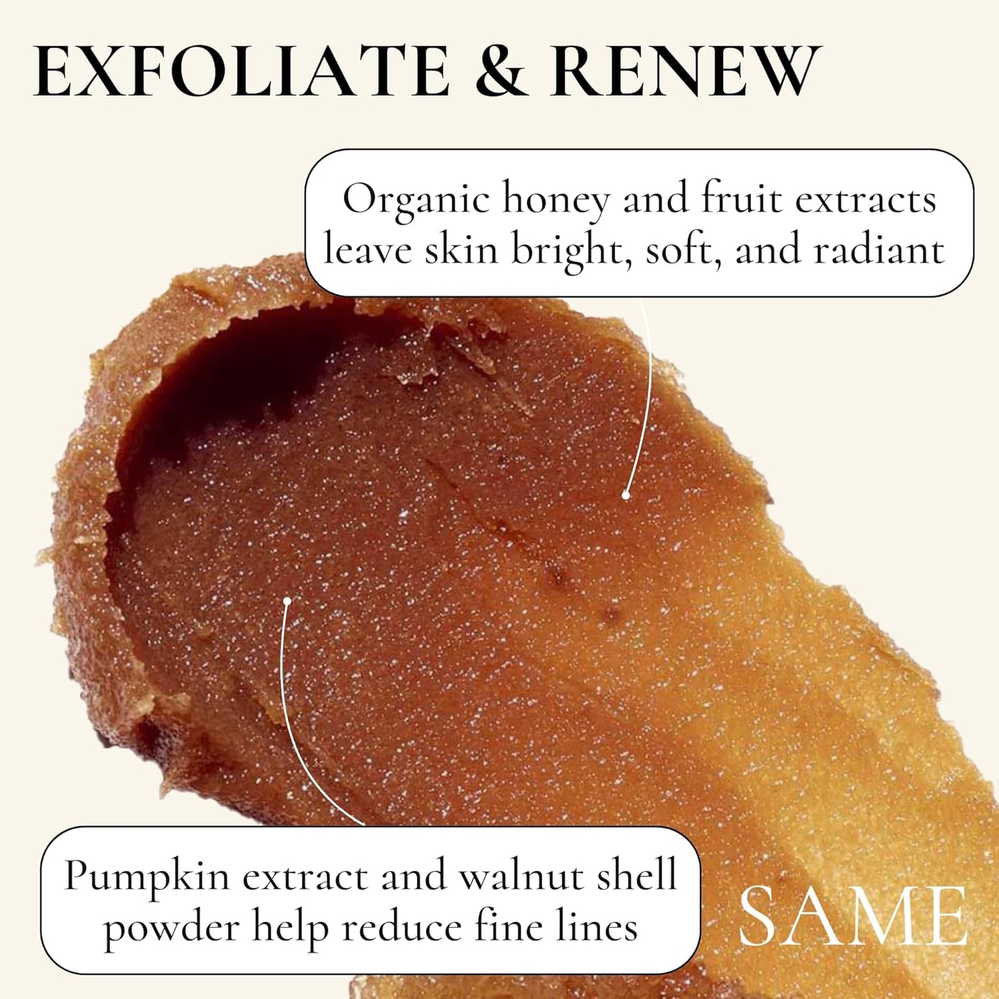 Same Skincare Face Scrub 01: Honey Pumpkin Face Exfoliator