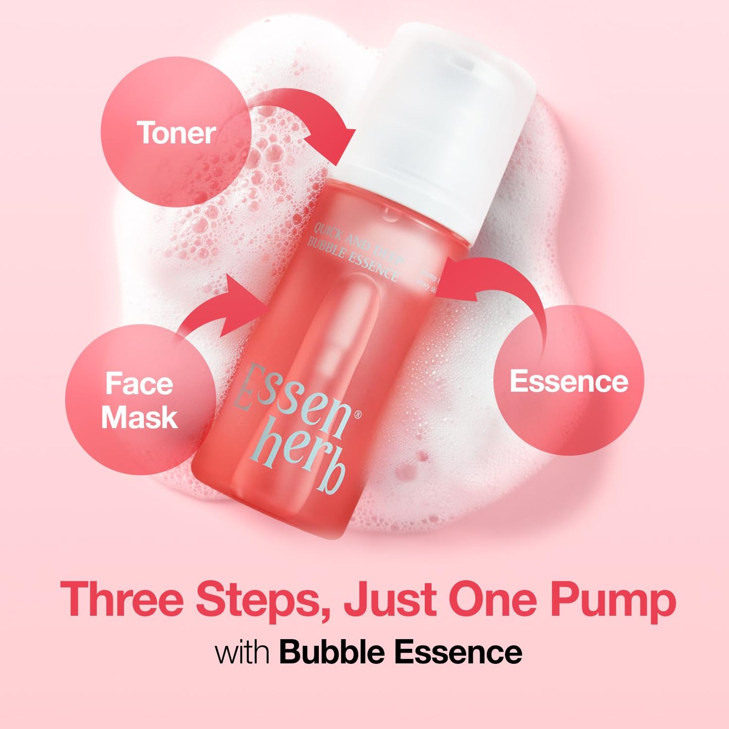 Quick & Deep Bubble Serum Essence with Hibiscus Collagen