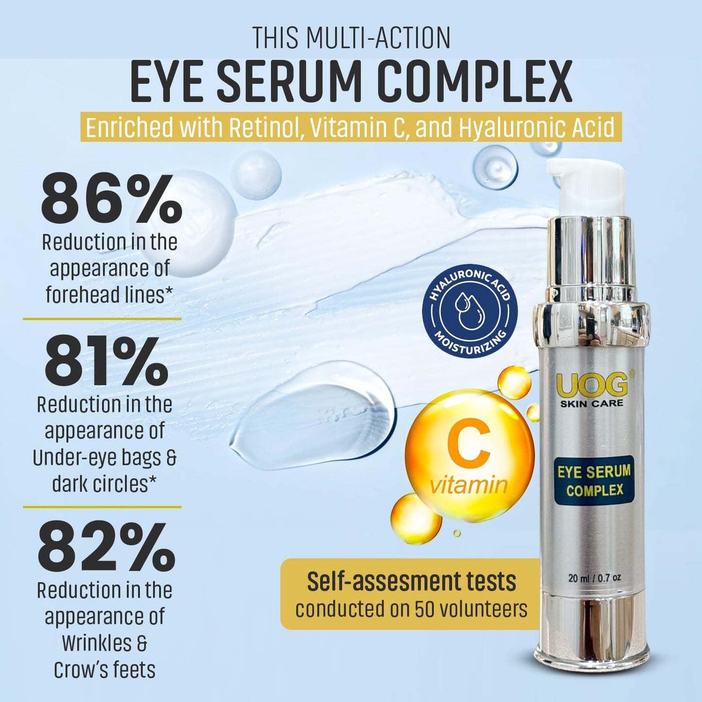 UOG Eye Serum Complex - Advanced Anti-Aging Formula