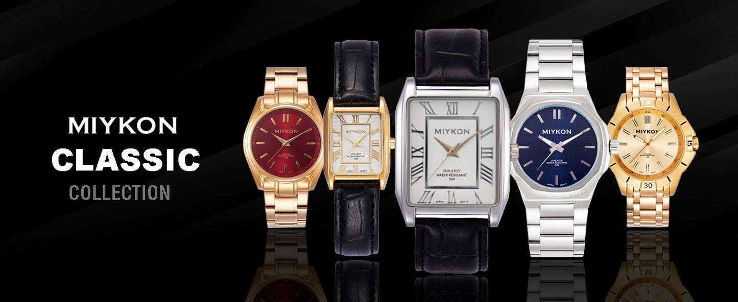 Watch Men’s Classic Solid Stainless Steel Watch, 40mm - GOLD
