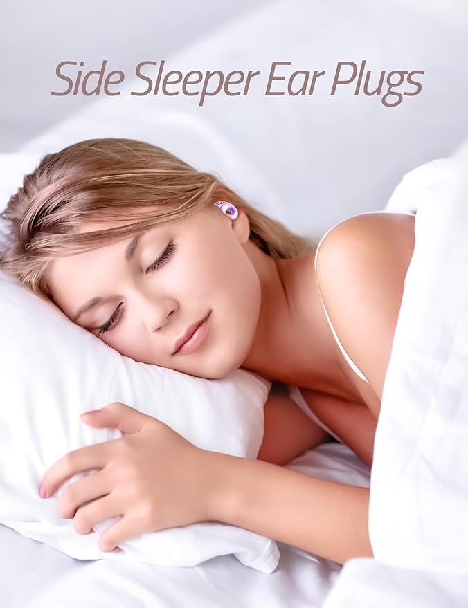 Ear Plugs for Concerts, Noise Reduction, Comfortable Sleep - Purple