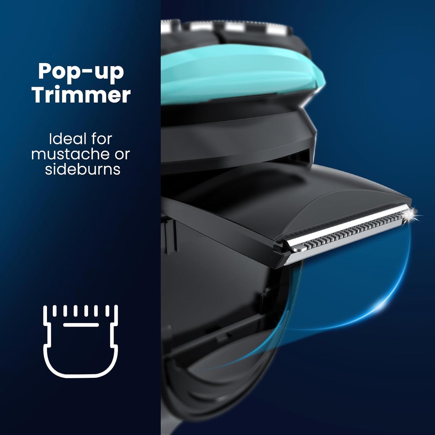 Electric Razor for Men, Waterproof Electric Shaver,  Rechargeable