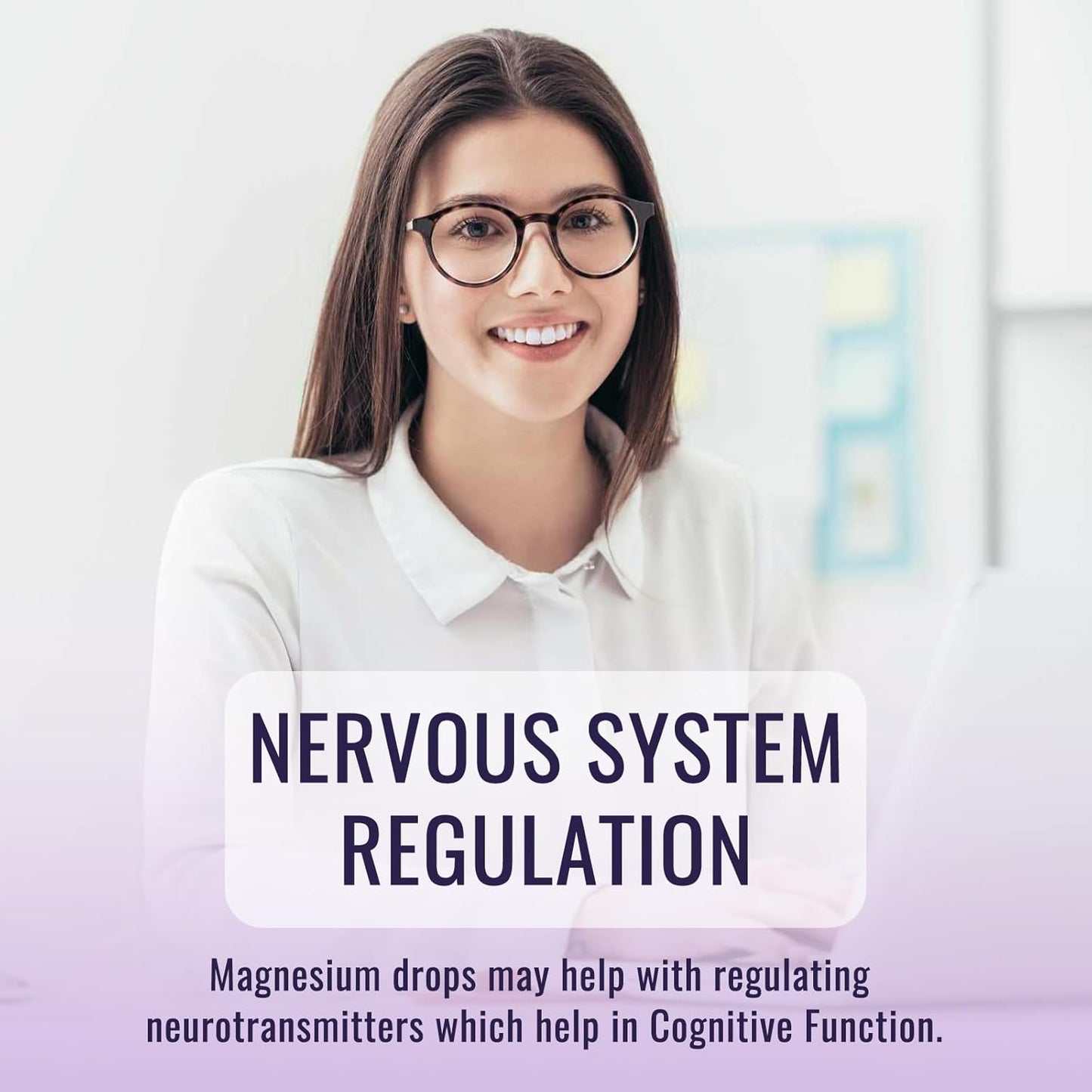 Magnesium Glycinate Liquid Drops 500mg, with Vitamin B6, Ashwagandha and more