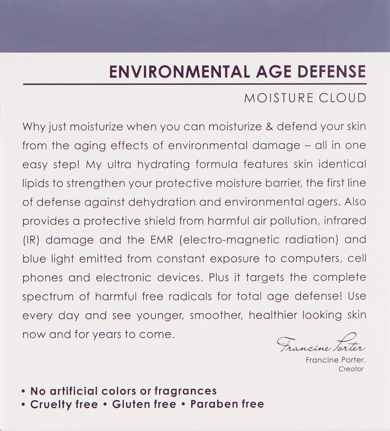 Osmotics Environmental Age Defense Moisture Cloud