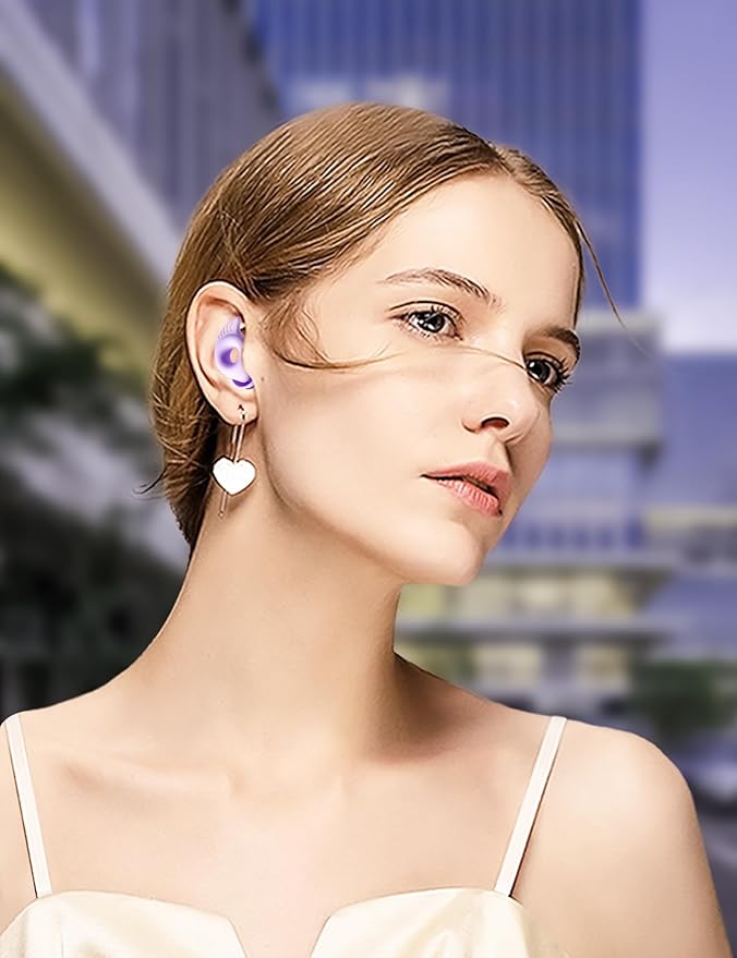 Ear Plugs for Concerts, Noise Reduction, Comfortable Sleep - Purple