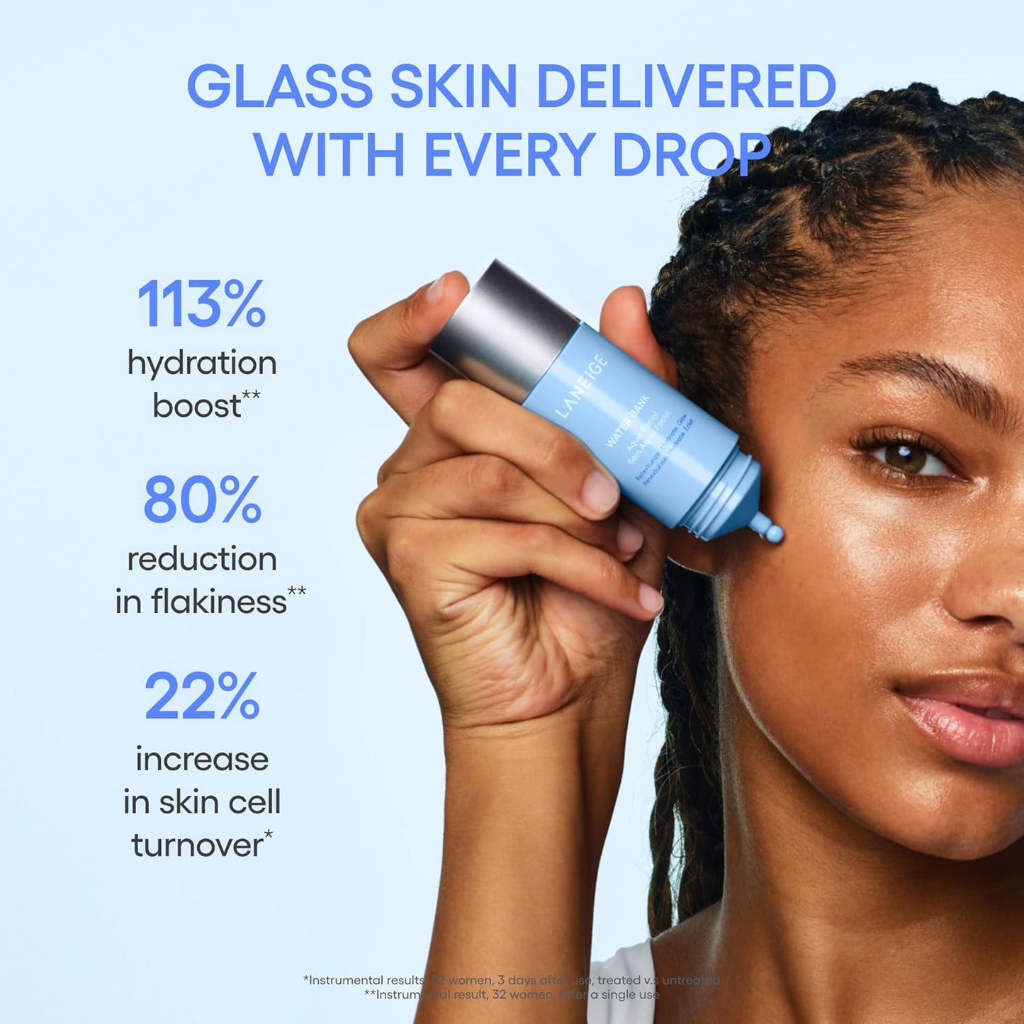 LANEIGE Water Bank Aqua Facial Serum | K-Beauty Exfoliating
