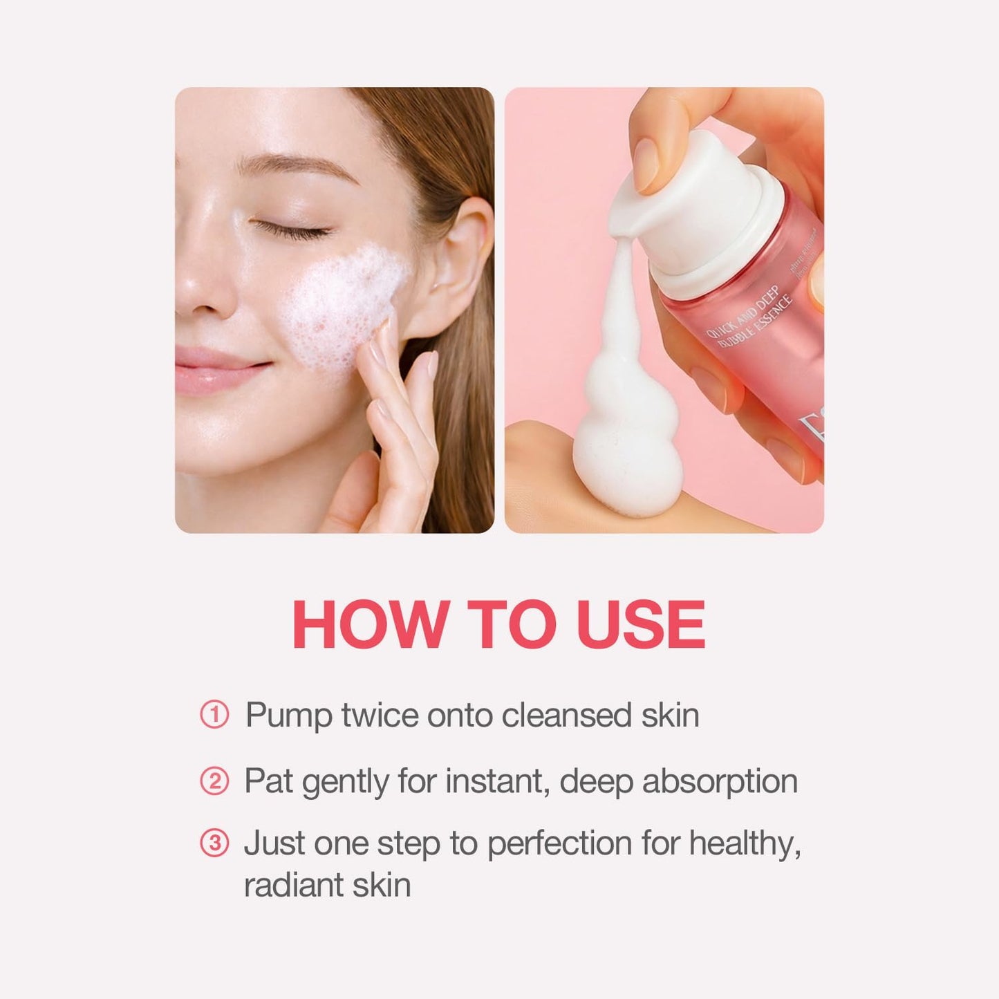 Quick & Deep Bubble Serum Essence with Hibiscus Collagen