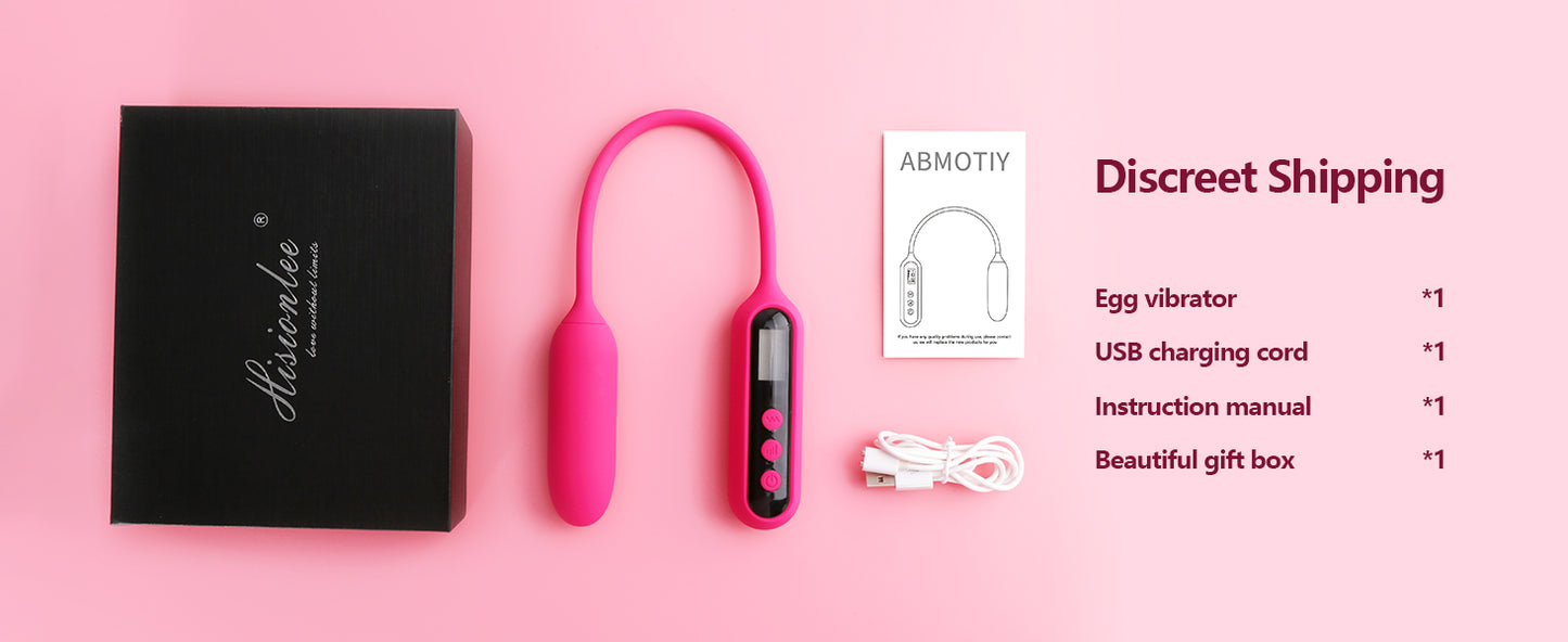Vibrator Sex Toy with LCD Display 10 Vibration Modes & 4 Speeds