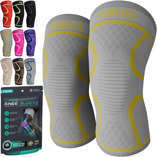 Compression Knee Brace for Women & Men - 2 Pack