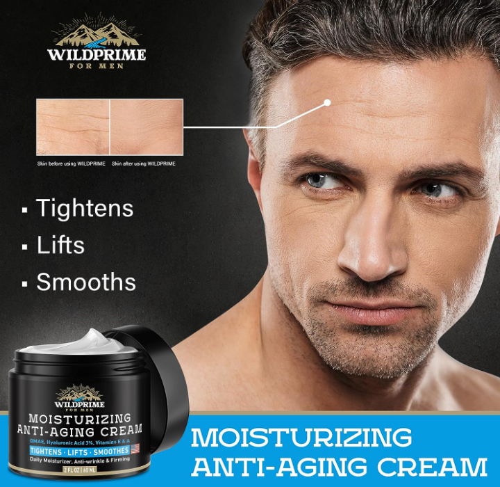 Men's Face Moisturizer Cream - Anti Aging & Wrinkle