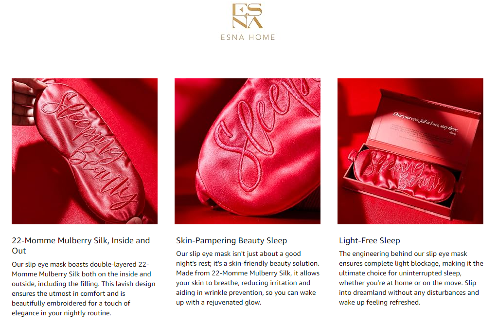 Luxury Silk Sleep Mask Gift Set