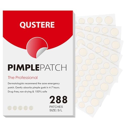 Pimple Patches for Face, Cute Round Shape Zit Covers - 288 pcs.