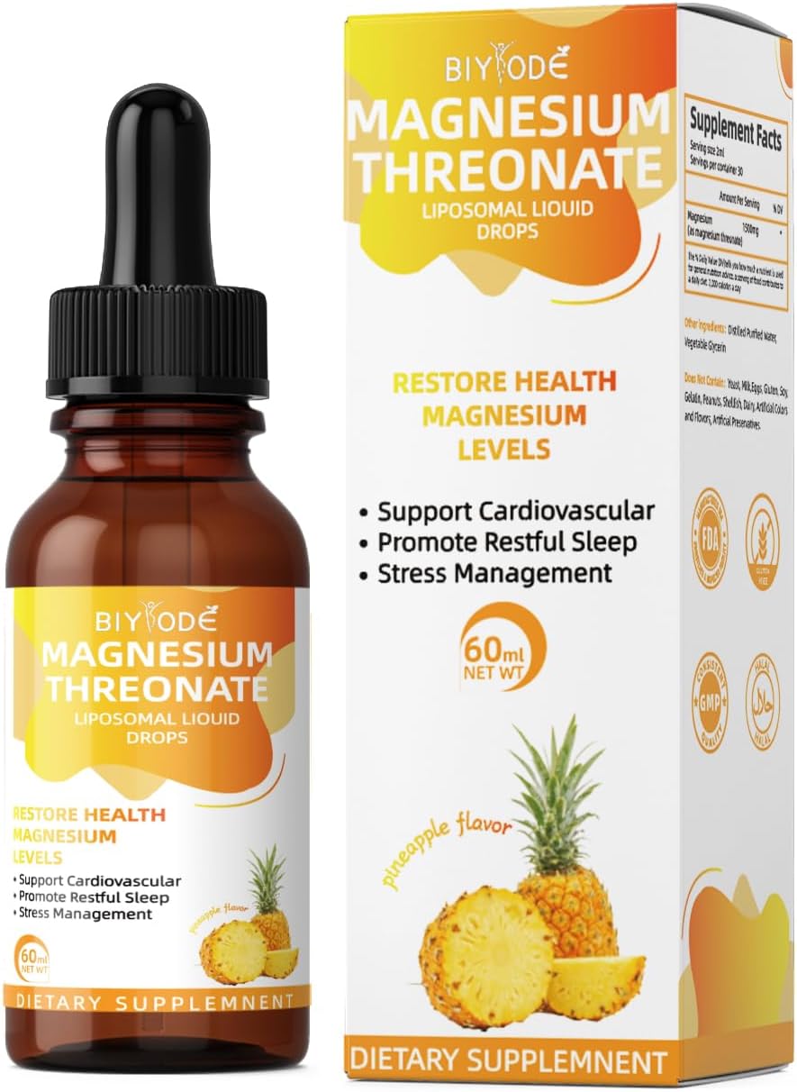 Magnesium L-Threonate Liquid Drops Restore Health