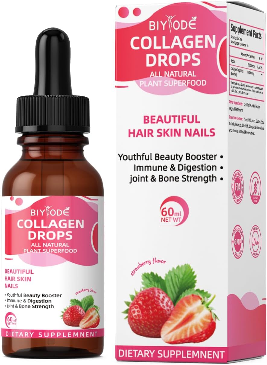 Collagen Liquid with Biotin Beautiful Hair, Skin, Nails