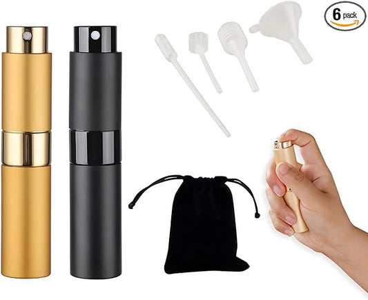 Travel Perfume Atomizer Refillable 8ML - 2 PCS