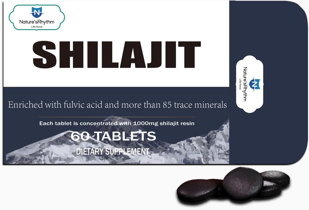 Pure Shilajit Tablets, Organic Shilajit  - 120 tablets