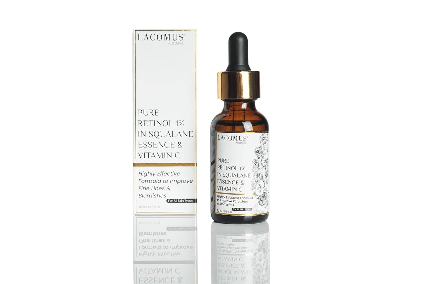 Anti-Aging Serum with Pure Retinol 1% & Vitamin C