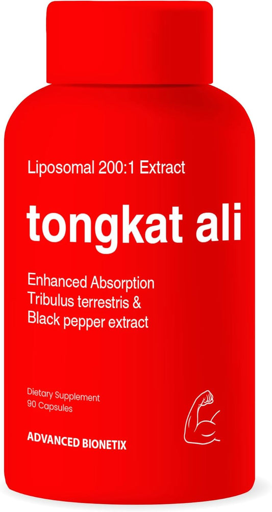 Liposomal Longjack Tongkat Ali Extract Capsules 200x Strength | 200,000 mg