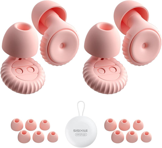 Noise Cancelling Ear Plugs - Pink